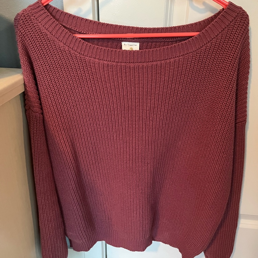 Apricot Lane Scoop Neck Sweater
